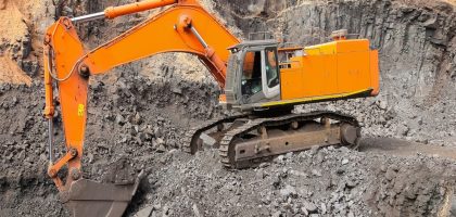 excavator log grapple